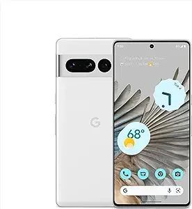 Google Pixel 7 Pro - Điện thoại Android 5G - Điện thoại thông minh đã mở khóa với ống kính tele, ống kính góc rộng và pin 24 giờ - 128GB - Tuyết