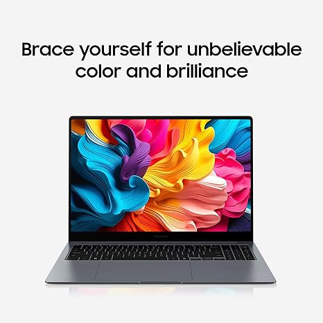 Máy tính xách tay doanh nhân Samsung 16" Galaxy Book4 Pro, Máy tính PC Wi-Fi, Windows 11 PRO, Intel Core 5 Ultra 125H / 16GB / 512GB, Màn hình cảm ứng AMOLED 3K, Mẫu 2024, NP964XGK-KG3US, Xám Moonston