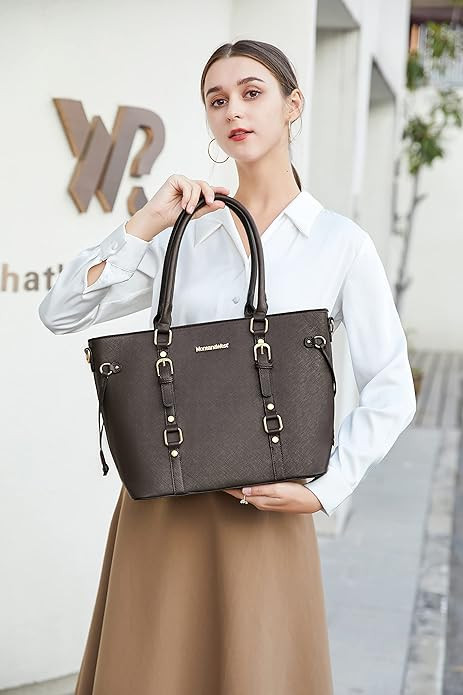 Montana West 3PCS Ví cho Phụ Nữ Túi Tote và Bộ Ví Túi Đeo Vai Satchel